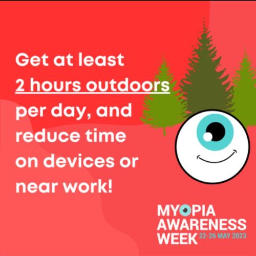 Studies show that kids who spend at least one hour outdoors every day can reduce their risk of developing myopia by over...